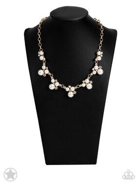 Paparazzi Gold Necklace and Earrings Set (NS072)